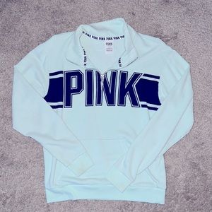Pink/Victoria Secret Cyan Quarter Zip Up